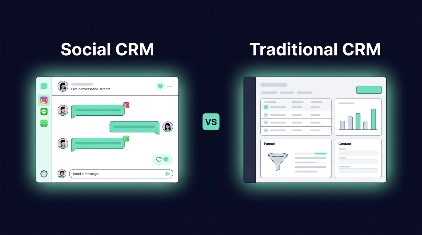 Social CRM vs Traditional CRM Guide